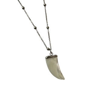 Colar dente de leão/sabre madrepérola