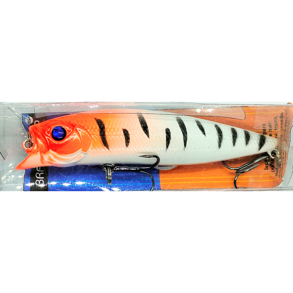 sca artificial BRAVA-TOP marca BPC testada e aprovada pega peixes como robalo tucunaré traíra dourado Piabanha jacundá xerelete espada agua doce e salgada , nado bem realístico , pintura resistente a mordidas evitando ao máximo os danos na pintura , garat