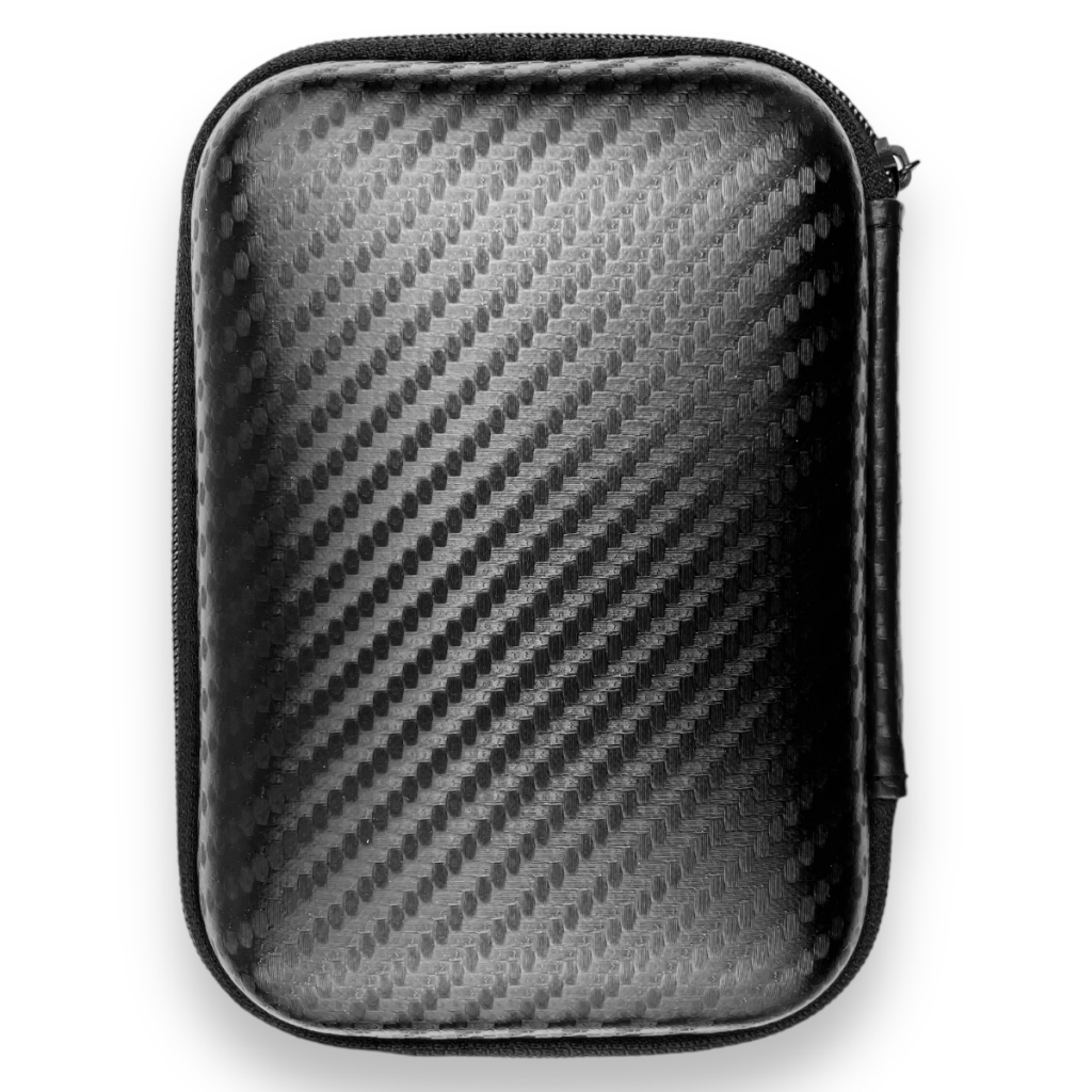 Capa Bag Case Estojo de Luxo Couro Guardar Fone Carregador Cabos Pendrive HD Externo Guardar Fones De Ouvido / Headphone / Acessórios / Chaves / Tomada / Dinheiro