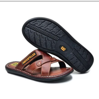 Chinelo Sandália Masculino Caterpillar em couro Ref 330