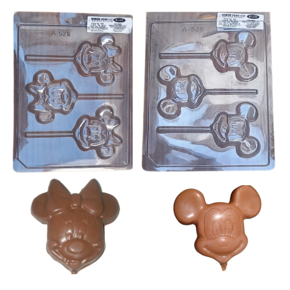 Detalhes do Forma De Acetato (simples) Pirulito Rato Mouse - 5 Unidades