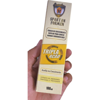 Tonico Capilar Trinoxidil Spartan 100ml Cabelo Barba Bigode