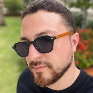 Oculos de Sol Redondo Vegas Unisex com Proteção uv400