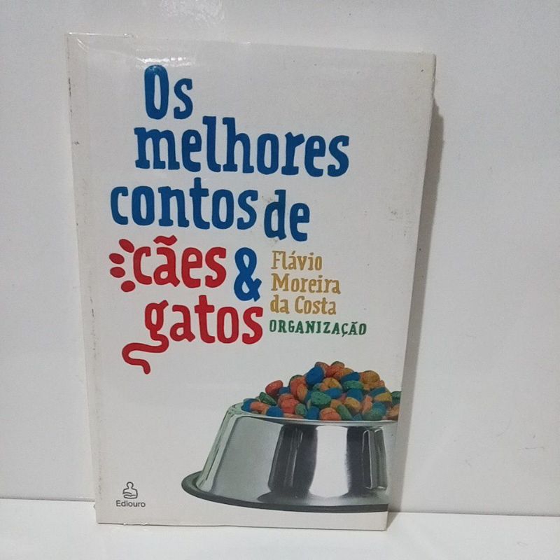 Livro Os Melhores Contos de Cães e Gatos Lacrado de Fabrica