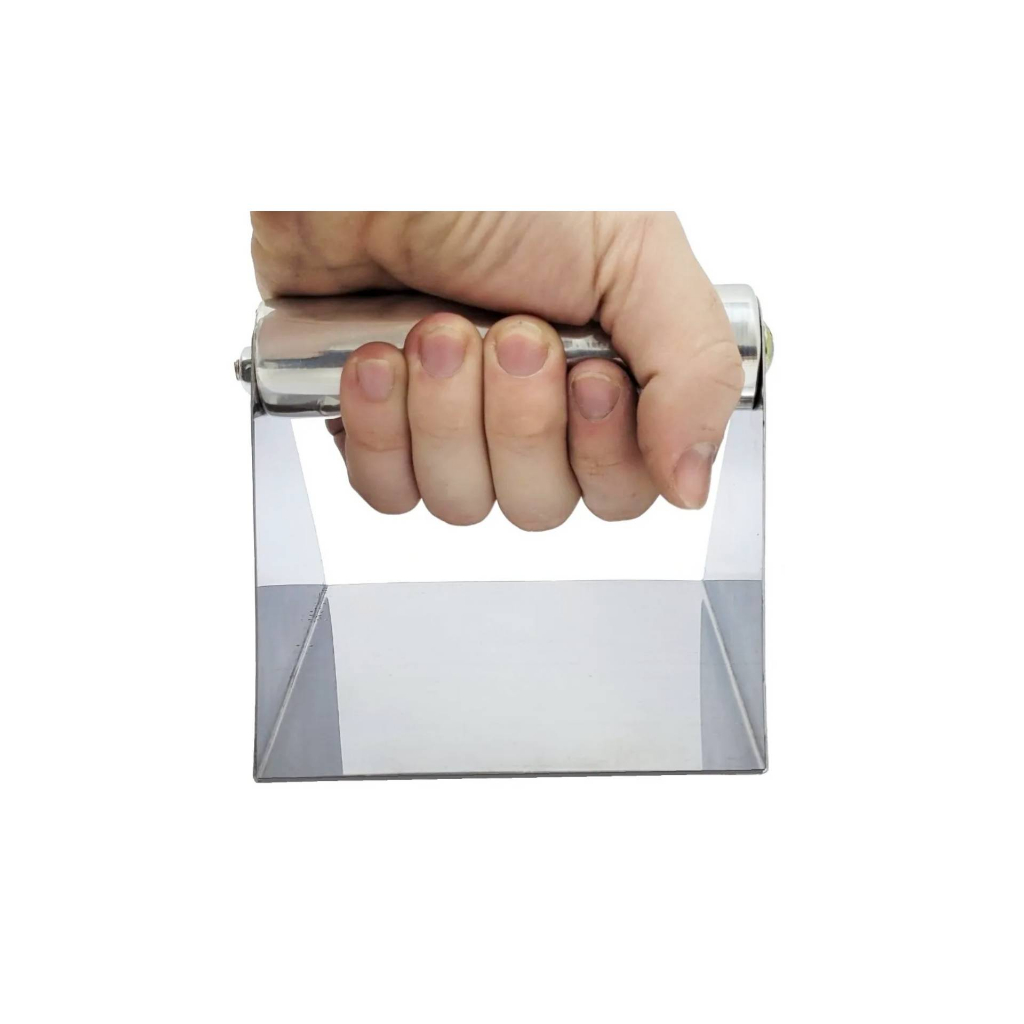 Prensador de Hamburguer em Inox Smash Burguer Para Lanches Artesanal Lanchonetes em Oferta na Shopee