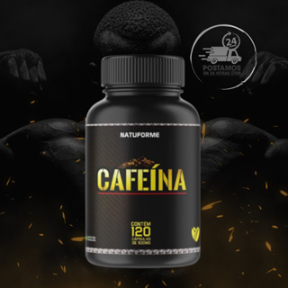 Cafeína 500mg Natuforme 120 Cápsulas - Produto Original - Força, energia, desempenho e disposição