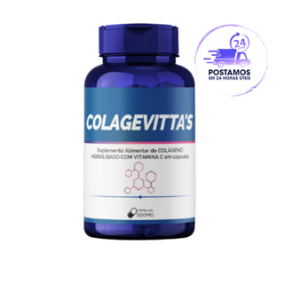 Colágeno Hidrolisado 500mg com Vitamina C - 120 Cápsulas - Colagevitta
