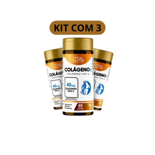 Colágeno Tipo 2 - Mix Nutri - Kit Com 3