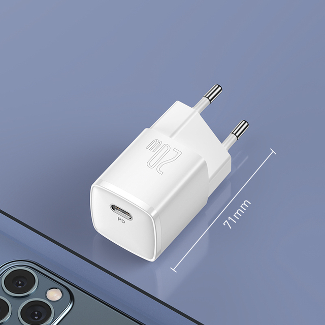 Fonte Carregador Baseus Turbo Usb Tipo C - Pd 20w