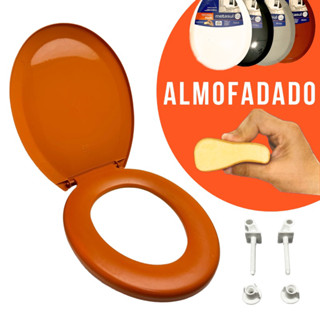 Assento Sanitário Almofadado Tampa de Privada Banheiro Lavabo Bacia Deca Icasa Astra Metasul