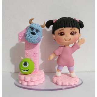 Vela/Topo de biscuit Boo - Mosntros S.A