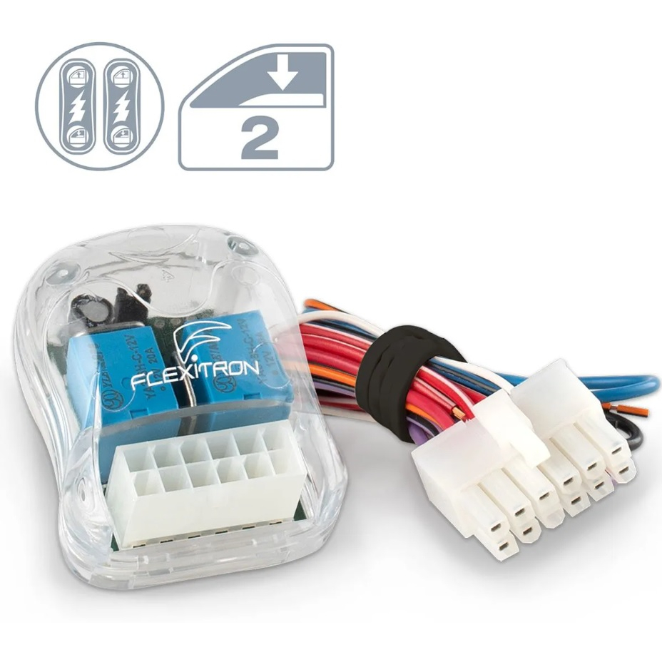 Módulo De Vidro Elétrico 2 Vidros Universal Fdx22 Flexitron em Oferta na Shopee