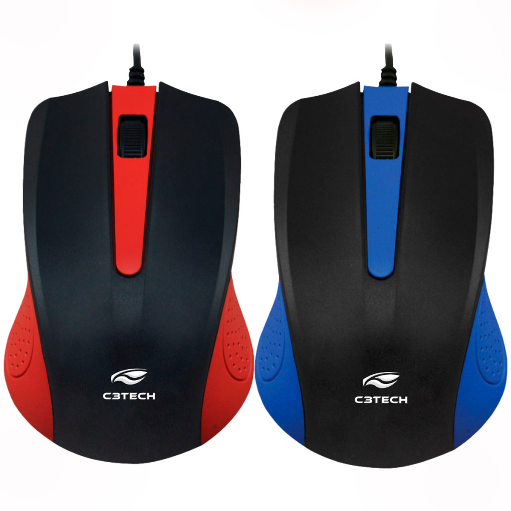 Mouse Usb Óptico Com Fio Usb Para Escritório Notebook Pc Original C3tech Barato