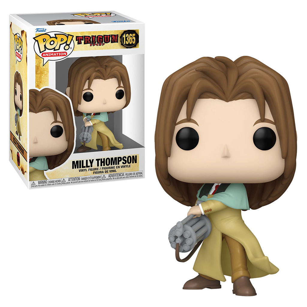 FUNKO POP ANIMATION TRIGUN - MILLY THOMPSON 1365 NOVO ORIGINAL