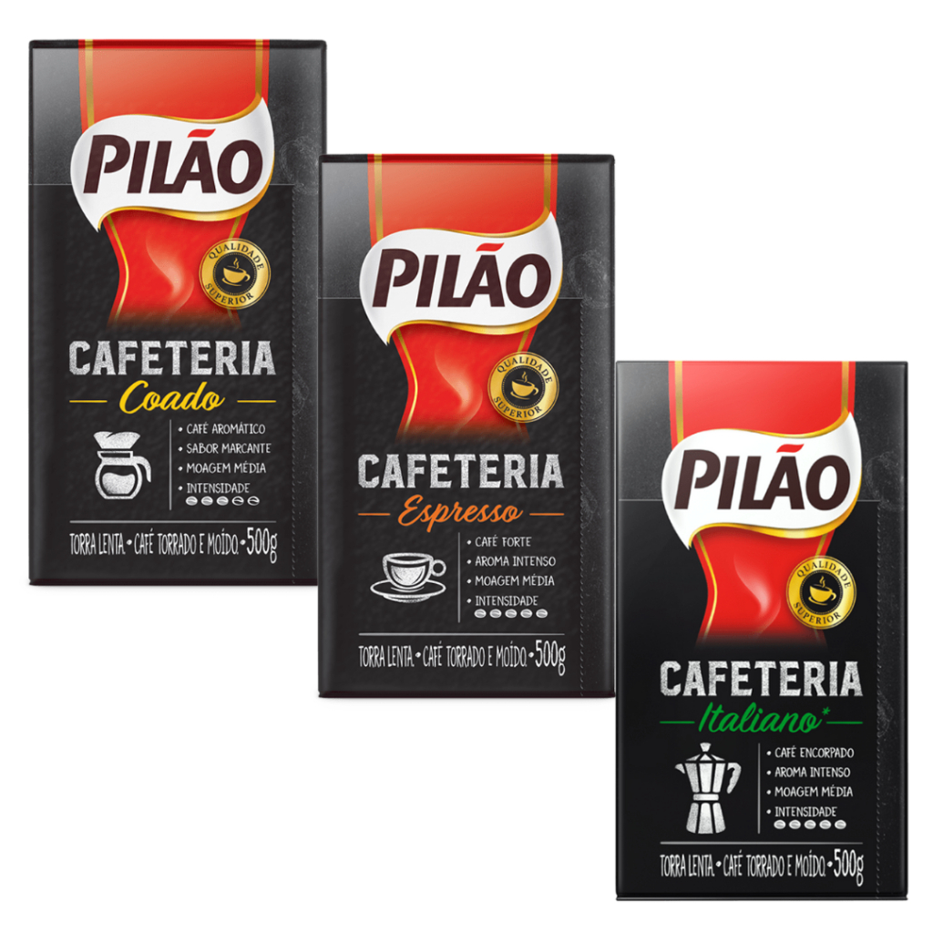 1 unidade Café Pilão vácuo de 500g - Cafeteria Coado, Espresso ou Italiano em Oferta na Shopee
