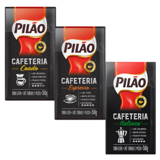 1 unidade Café Pilão vácuo de 500g - Cafeteria Coado, Espresso ou Italiano em Oferta na Shopee