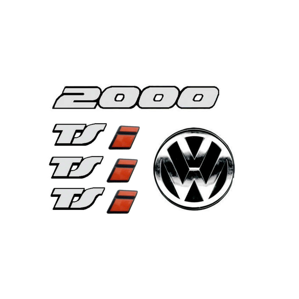 Emblemas Gol Bola Tsi 2.0 + Vw Da Mala Gol Tsi 2000