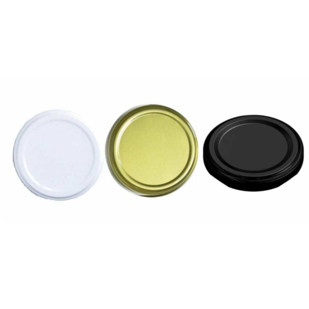 20 Tampas Metalicas 58mm para conserva