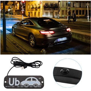 Placa Painel Luminoso Led 2 Ventosas Com Cabo USB Para Para-brisas Carro Sinalização Envio Imediato