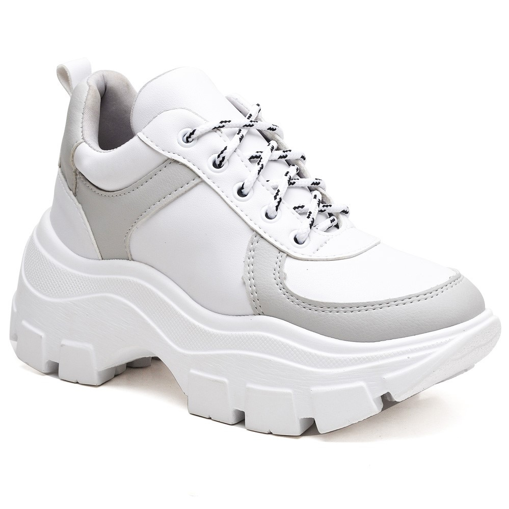 Tênis feminino sola alta tratorado sapatenis chunky dad sneaker tenehi original promocao