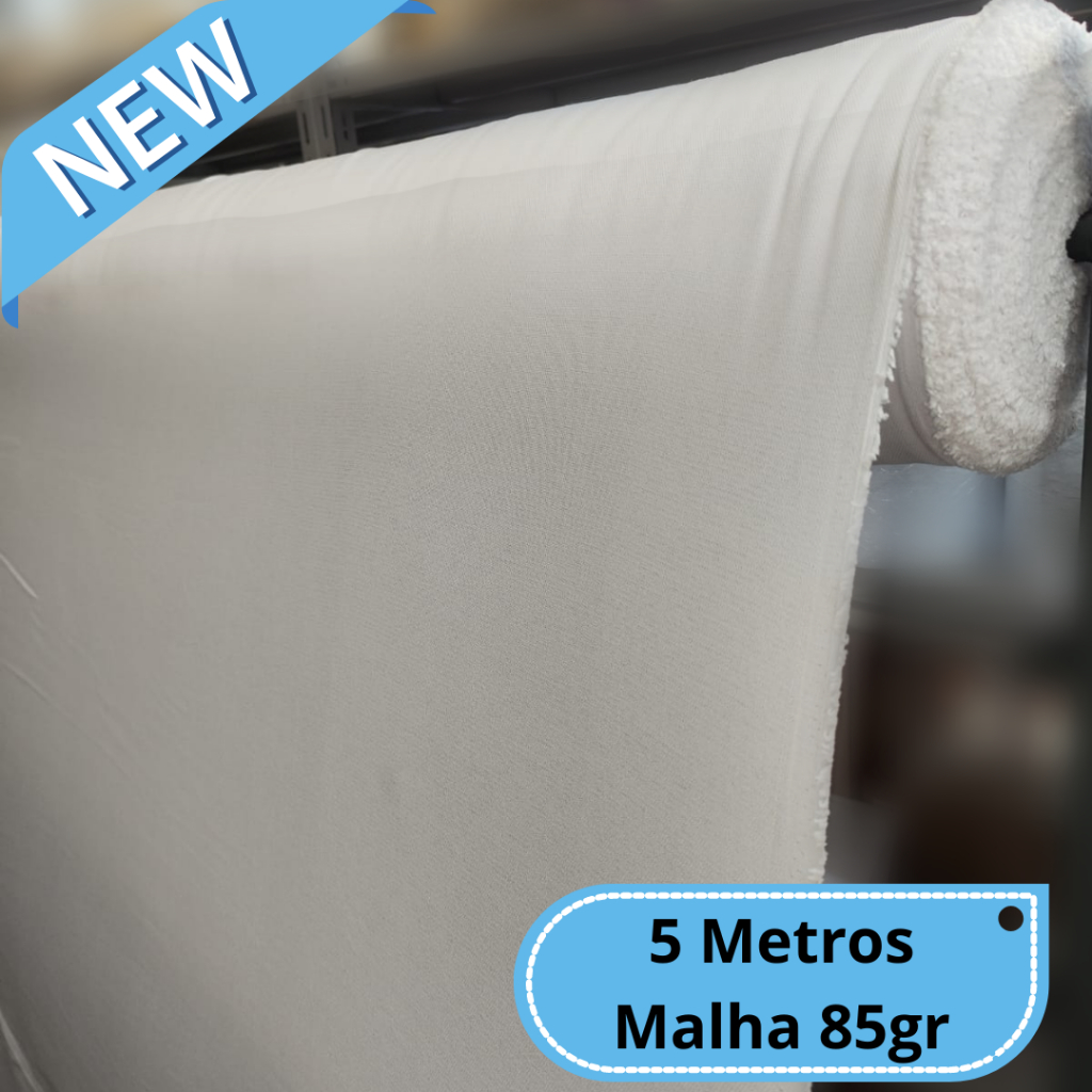 5 Metros Entretela Fraldinha Malha Termocolante Grossa 85gr em Oferta na Shopee