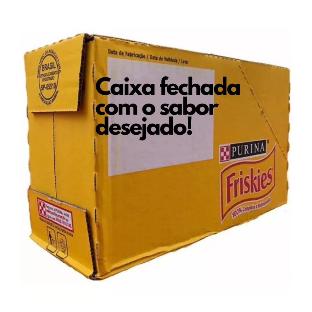 Friskies Sachê Para Gatos 85g - Caixa Com 15 Unidades