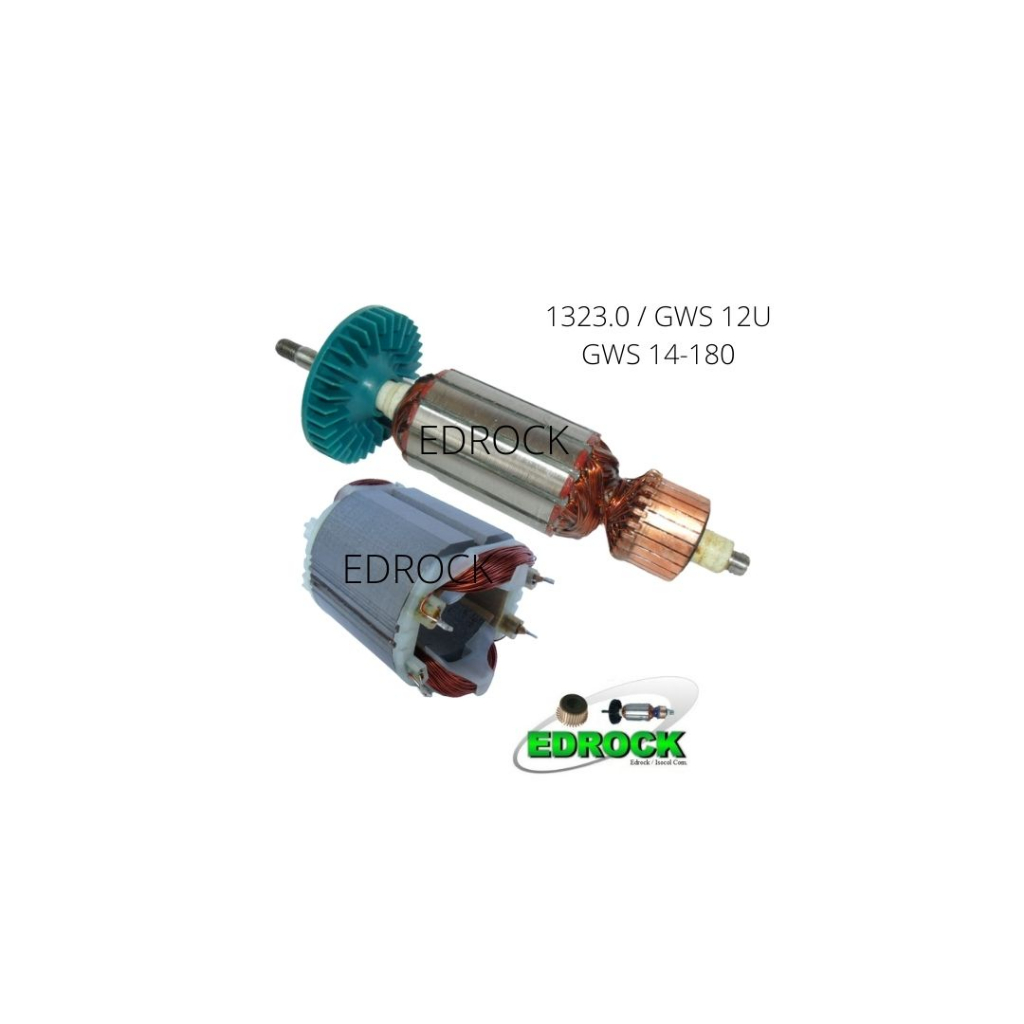 Induzido 110v + Bobina Lixadeira Bosch GWS12U