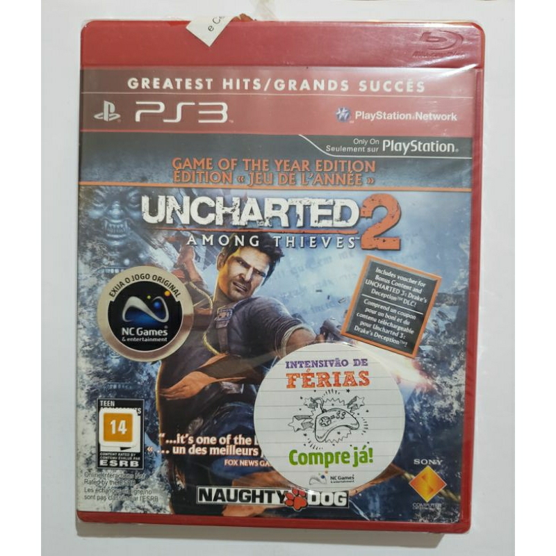 Uncharted 2 - Among Thieves - Ps3 Lacrado (Leia Descrição)