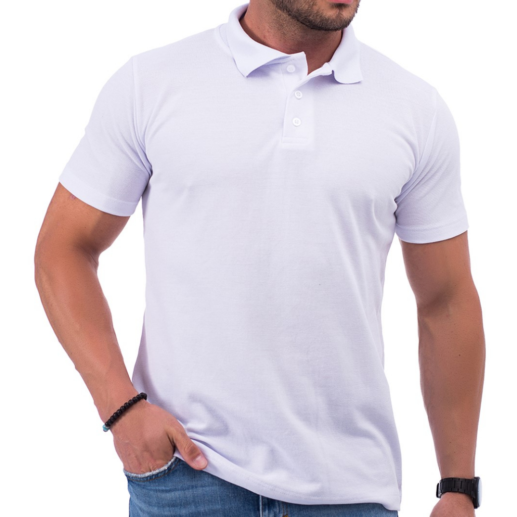 Camisa Gola Polo Masculina Varias Cores Básica Sem Estampa Camiseta Polo
