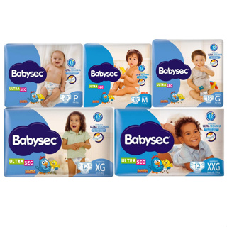 Kit C/ 2 Pct Fralda Babysec Galinha Pintadinha Ultrasec em Oferta na Shopee
