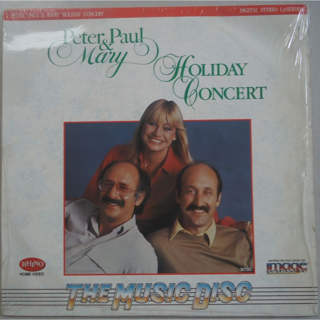 Ld LaserDisc Peter, Paul & Mary 1990 Holiday Concert, Usa