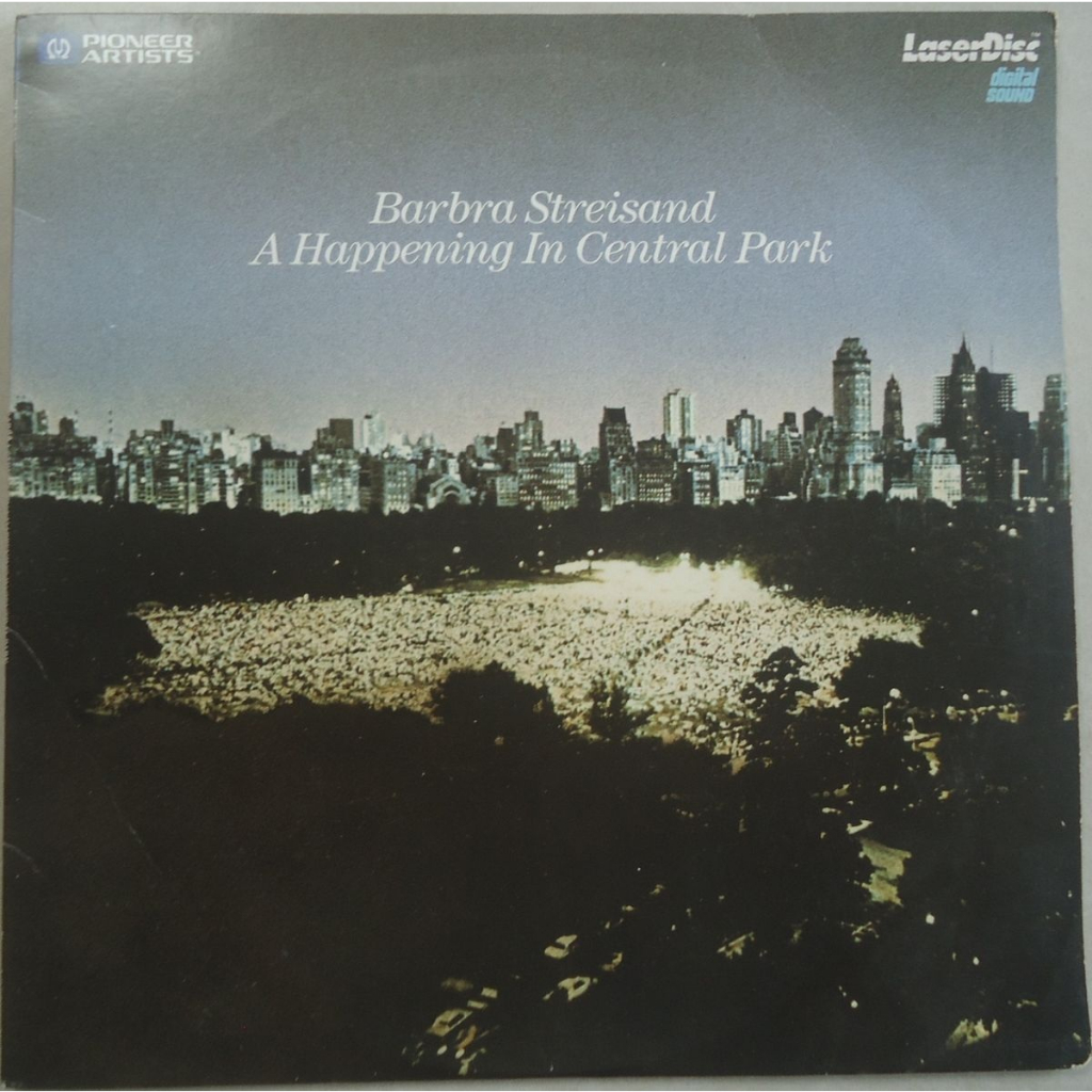 Ld LaserDisc Barbra Streisand 1987 Happening Central Park, Importado Usa