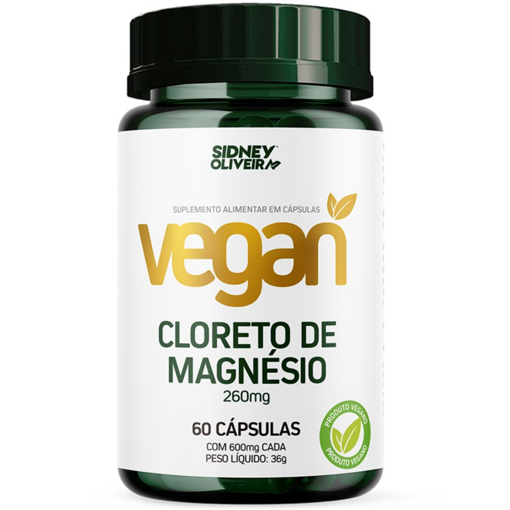 Cloreto de Magnésio 60 Cápsulas 250mg Sidney Oliveira