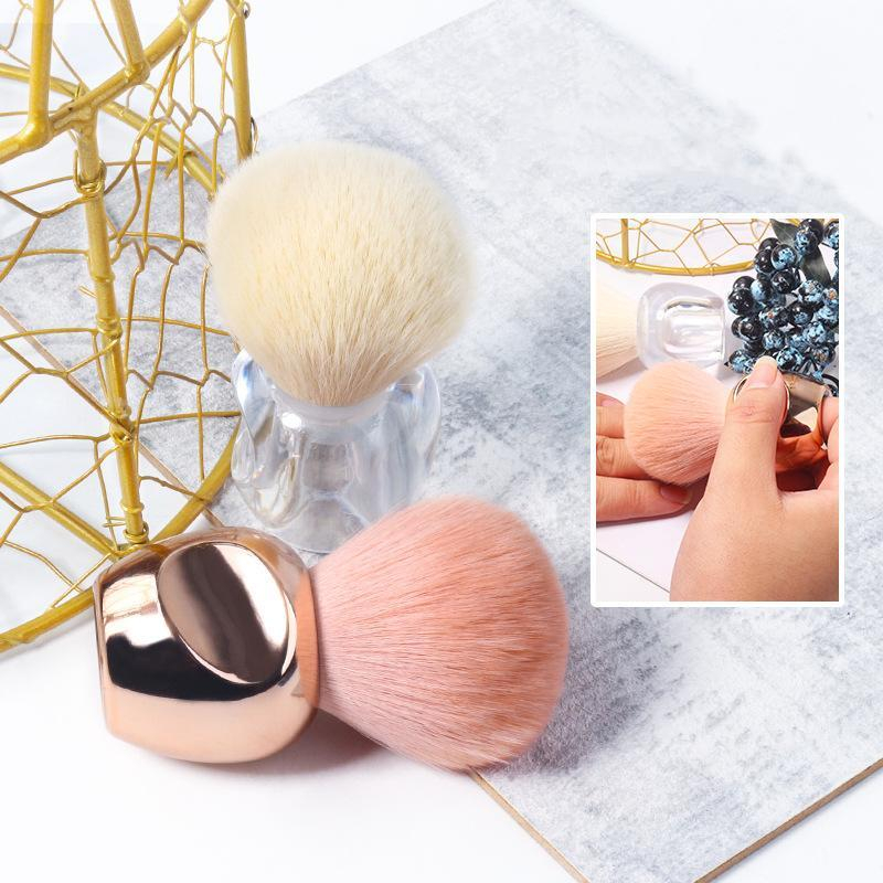 Mini Escova Portátil De Maquiagem Blush  Em Pó em Oferta na Shopee