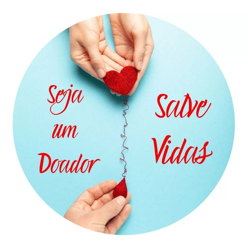 100 Adesivos Etiquetas 4cm - Doação De Sangue