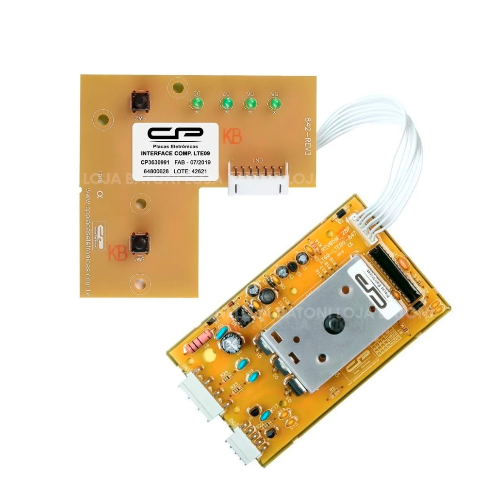 Kit Placa para Lavadora Eletrolux Turbo Economia 9kg Lte09 Bivolt