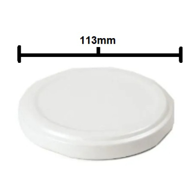 Tampa 113mm Para Pote De Conserva 3 Litros Metal Resistente Premium Kit c/ 5 unidades em Oferta na Shopee