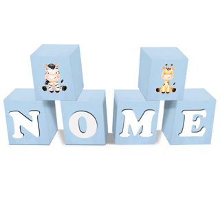 Cubo 8x8x8 com Letras para quarto de Bebê decorações de mesa e Festas em Oferta na Shopee