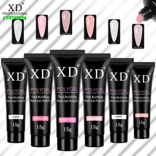 Polygel XD Nude LED UV Profissional 15g ou 30g F1 Alongamento Poly Gel Unhas de Gel