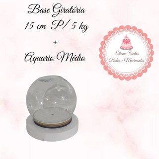 Base Giratória de 15 cm p/ 5kg + Aquário