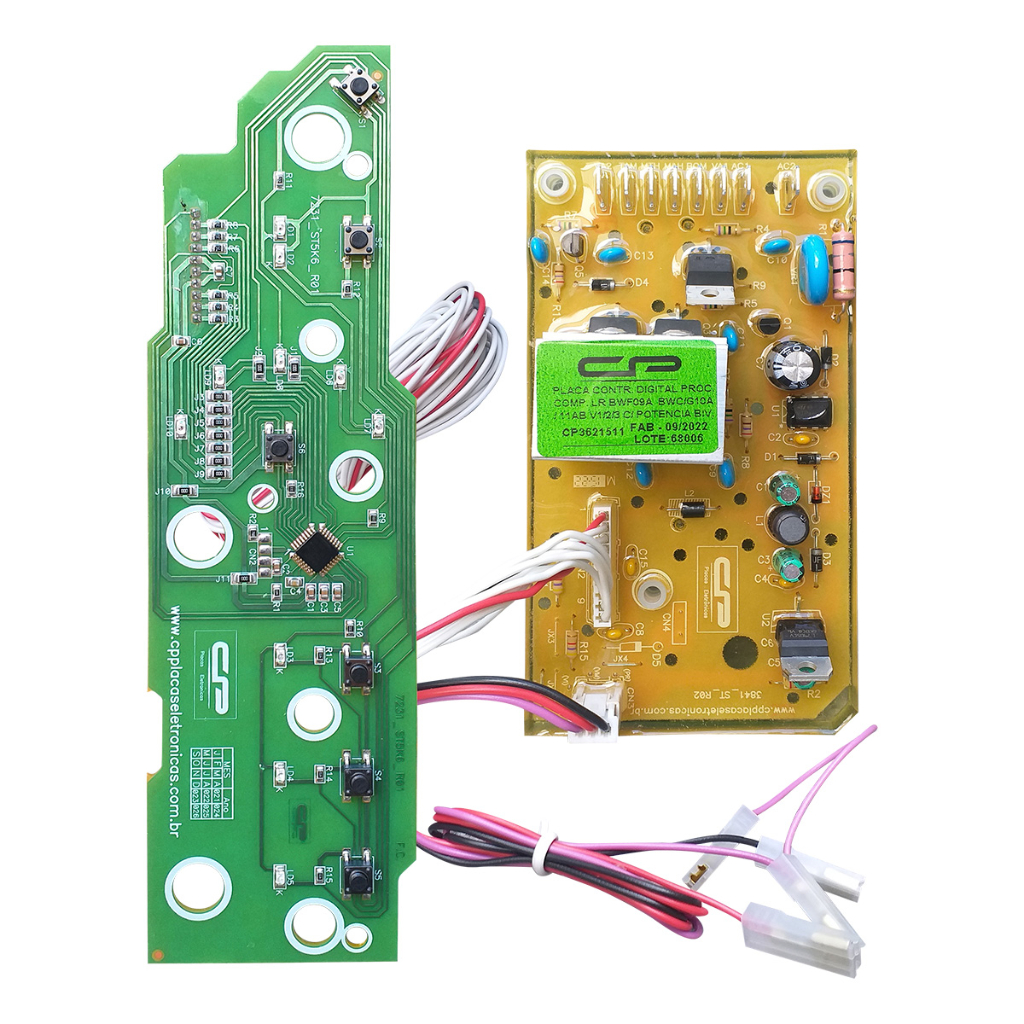 Placa Com Interface para Maquina Brastemp Clean 10kg Bwc10bbana