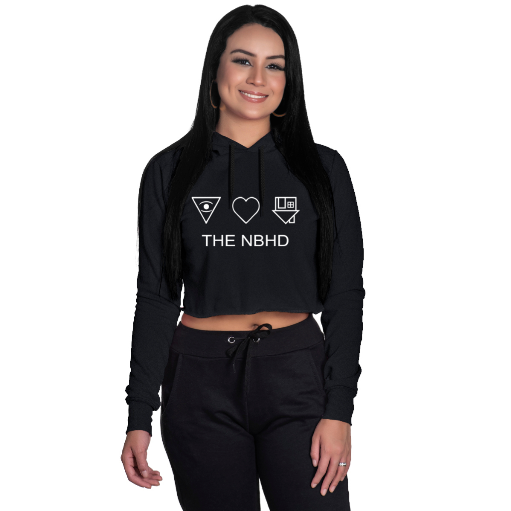 Cropped De Moletom Feminino The Neighbourhood Banda De Rock Pronta Entrega