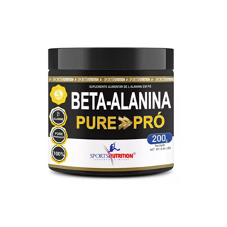 Beta Alanina 2000mg 100% Pura - Fórmula Exclusiva com 100 doses - Sports Nutrition - 200g