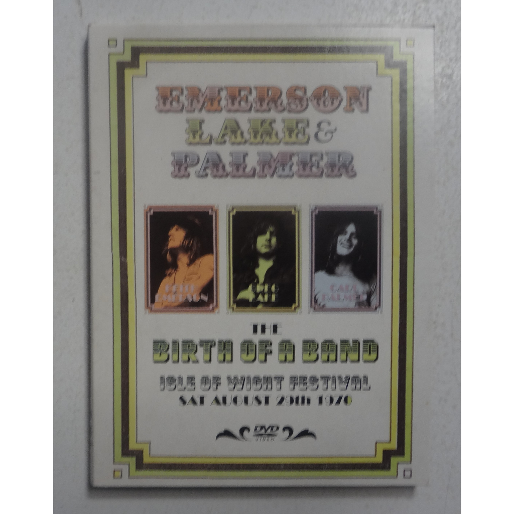 Dvd Emerson Lake & Palmer The Birth Of A Band