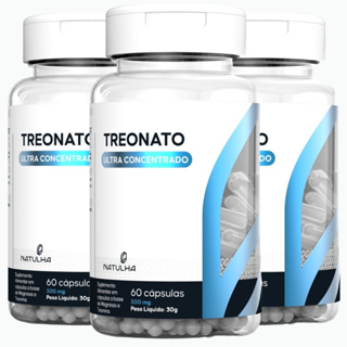 KIT 3X Magnésio Treonato Ultra Concentrado 60 cápsulas - Natulha em Oferta na Shopee
