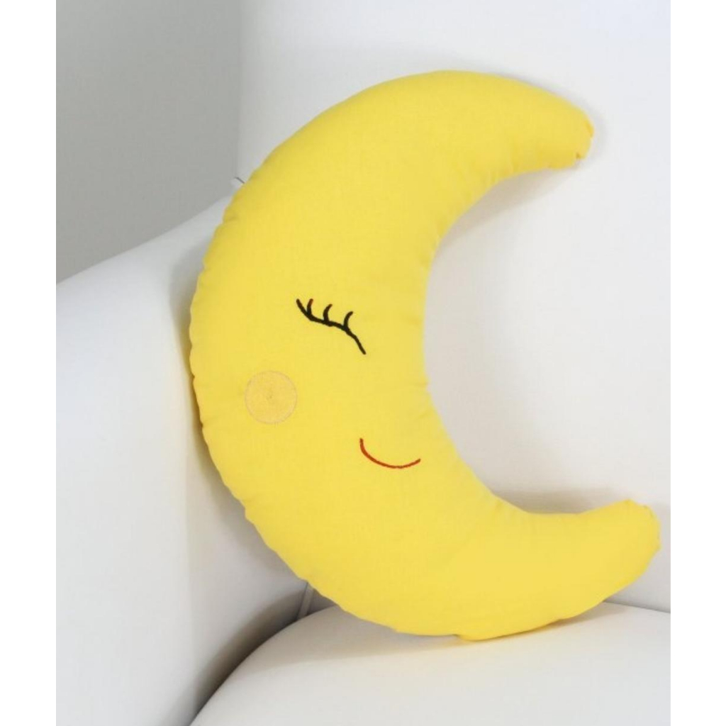 Almofada Decorativa Lua /estrela /Sol/Nuvem Para Quarto Infantil  100% Algodão Várias Cores em Oferta na Shopee