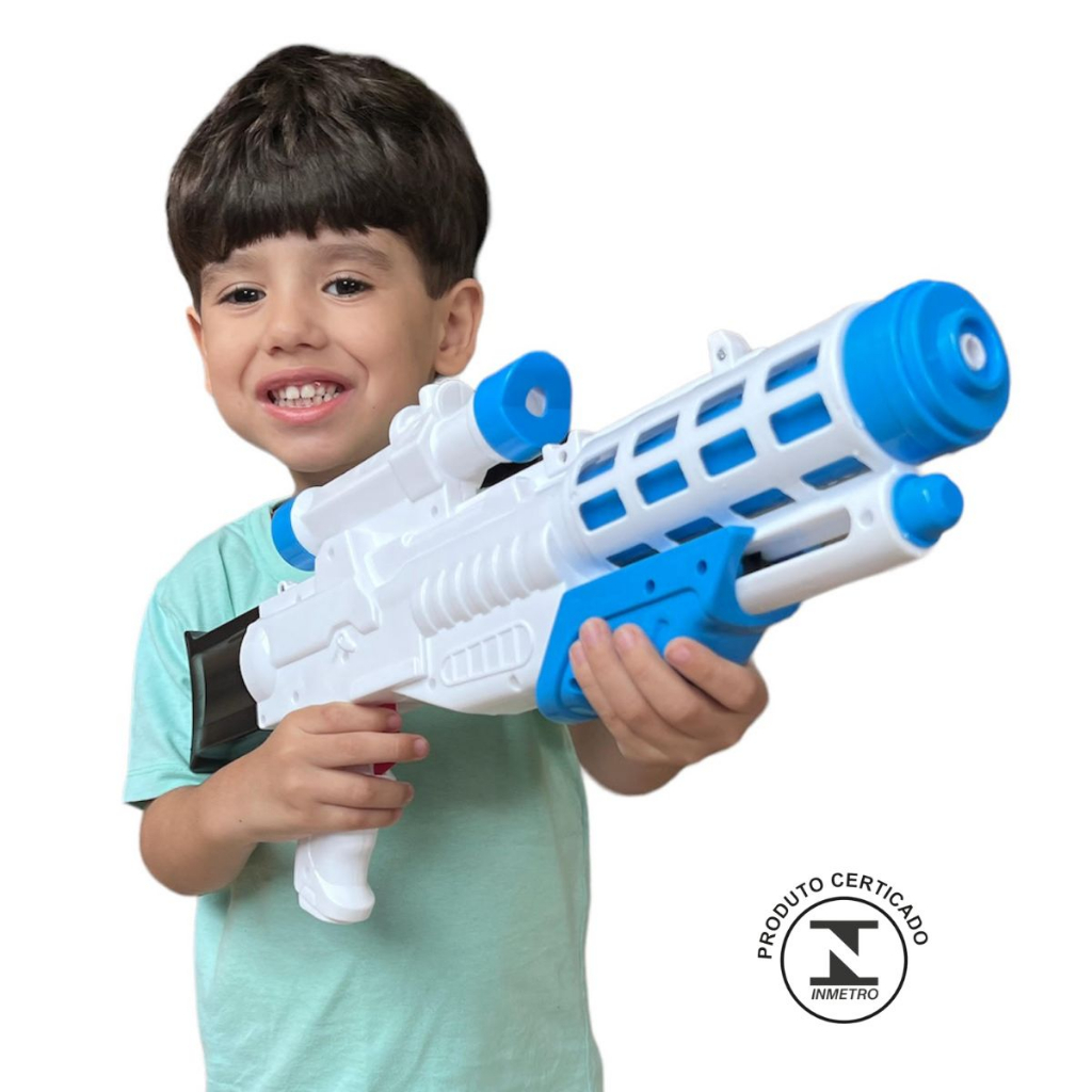 Lançador Arma De Água Arminha Brinquedo Criança Kids Arminha Diversão Presente Verão Piscina Praia