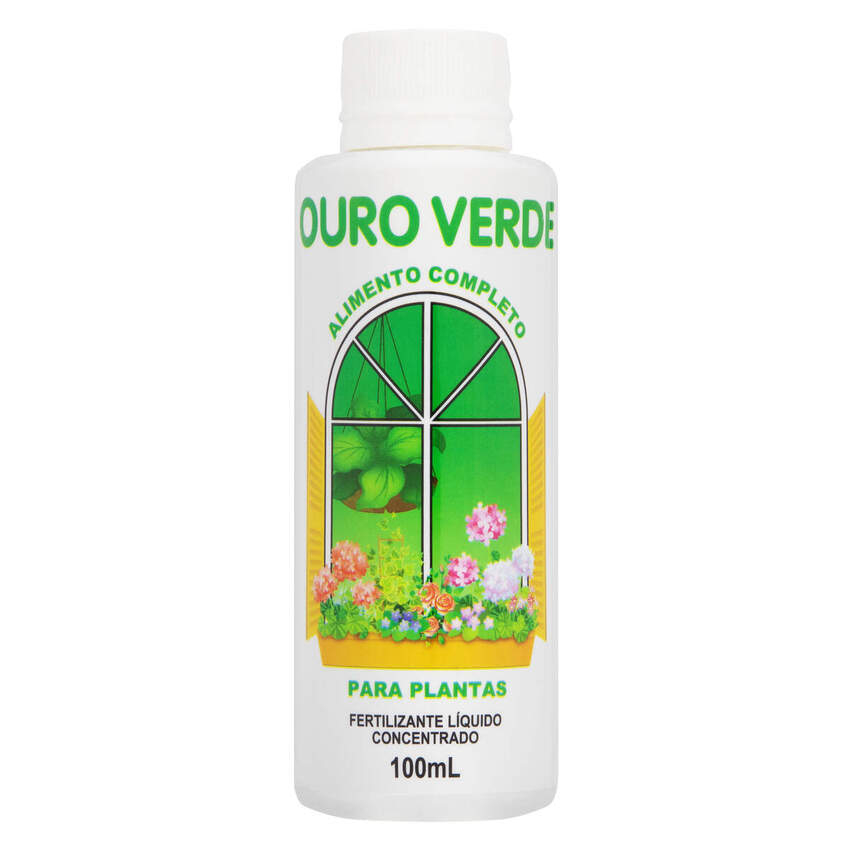 Adubo Fertilizante Ouro Verde Líquido 100 mL em Oferta na Shopee