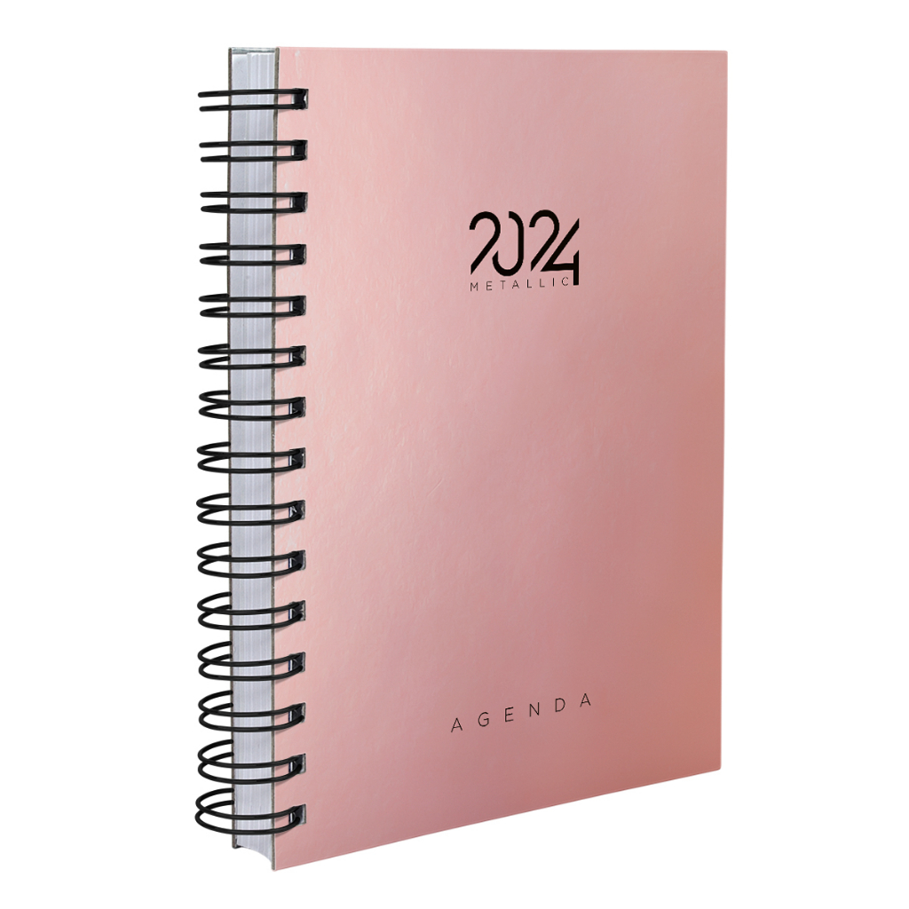 Agenda Capa Dura 2024 Cores Spot Metallic