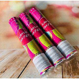 kit 3 lança confete colorido metalizado para festas e aniversários OFF em Oferta na Shopee